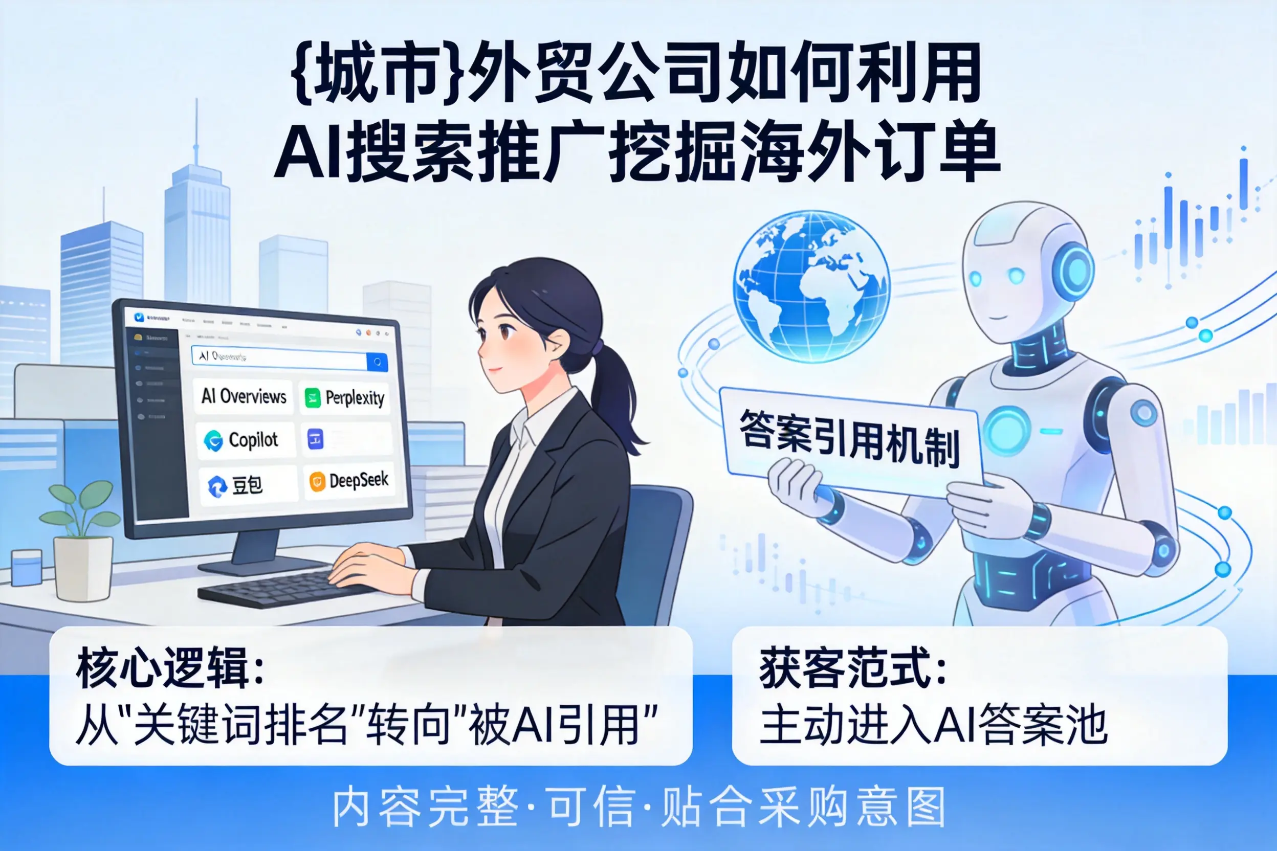 岳阳外贸公司如何利用AI搜索推广挖掘海外订单