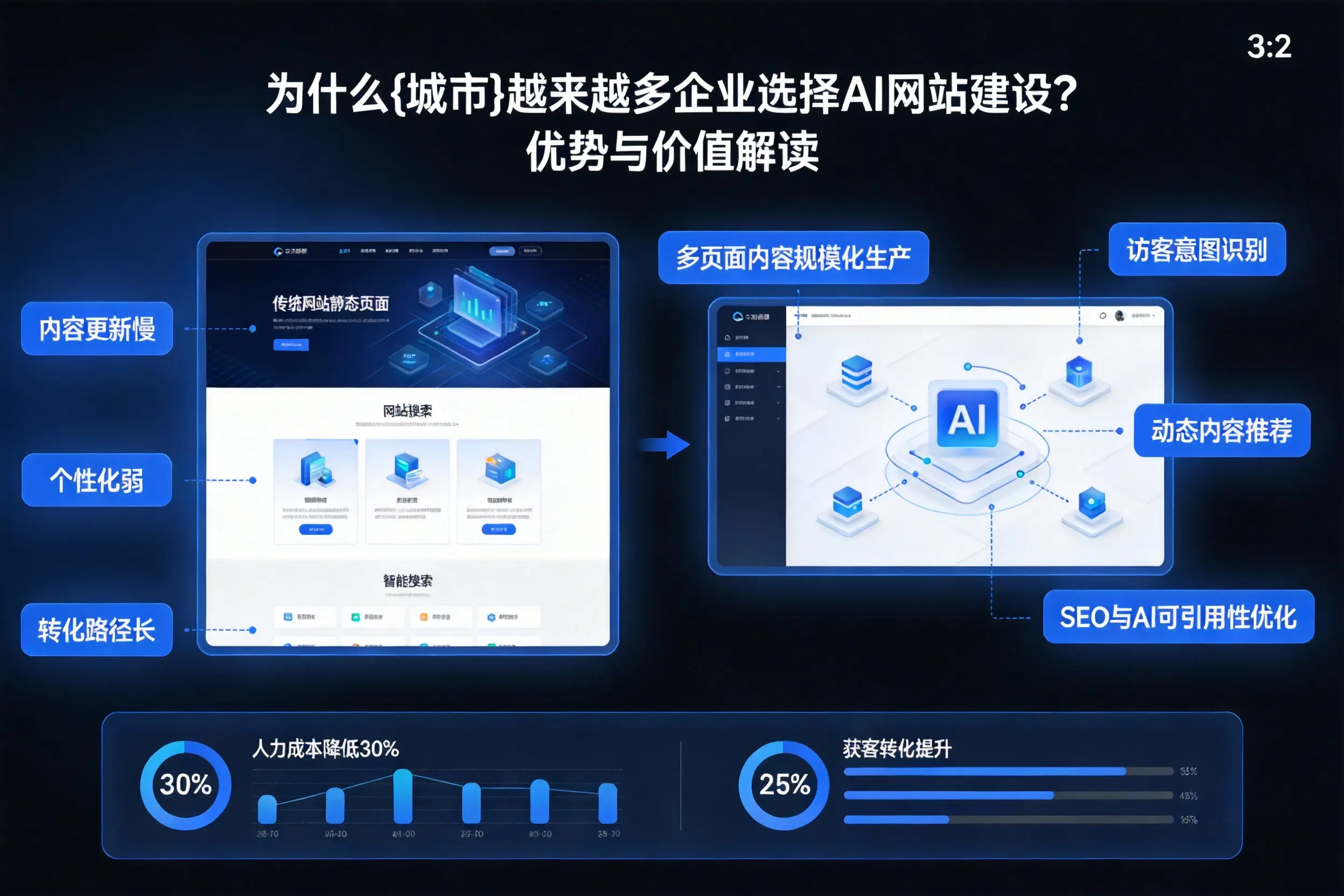 为什么岳阳越来越多企业选择AI网站建设?优势与价值解读