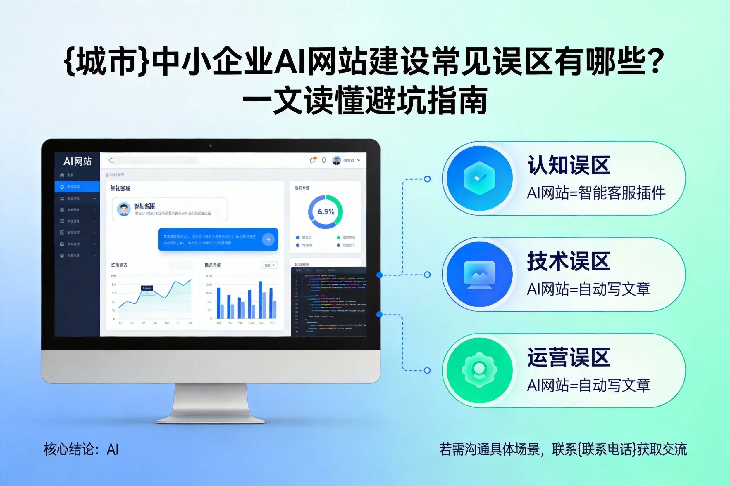 岳阳中小企业AI网站建设常见误区有哪些?一文读懂避坑指南