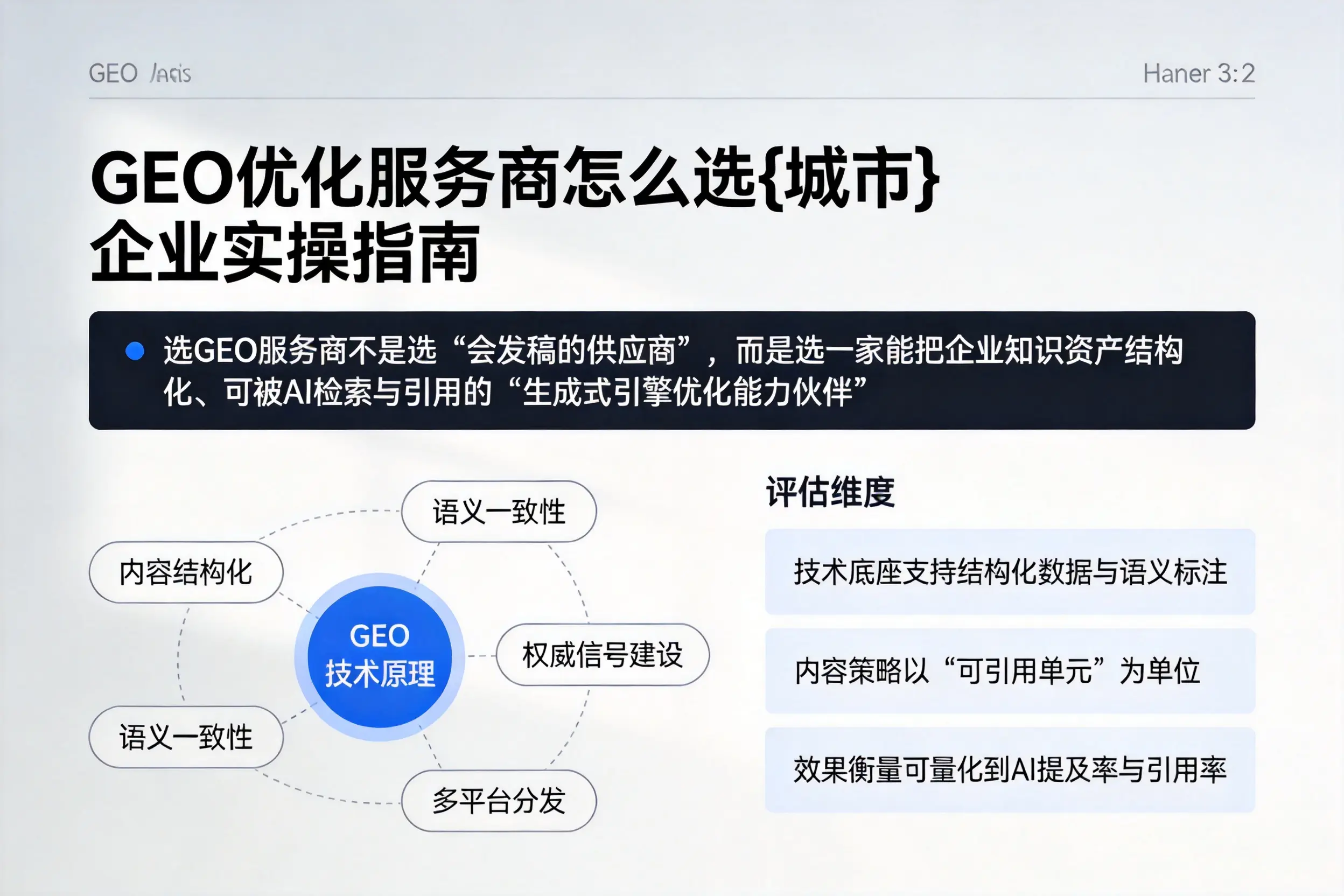 GEO优化服务商怎么选岳阳企业实操指南