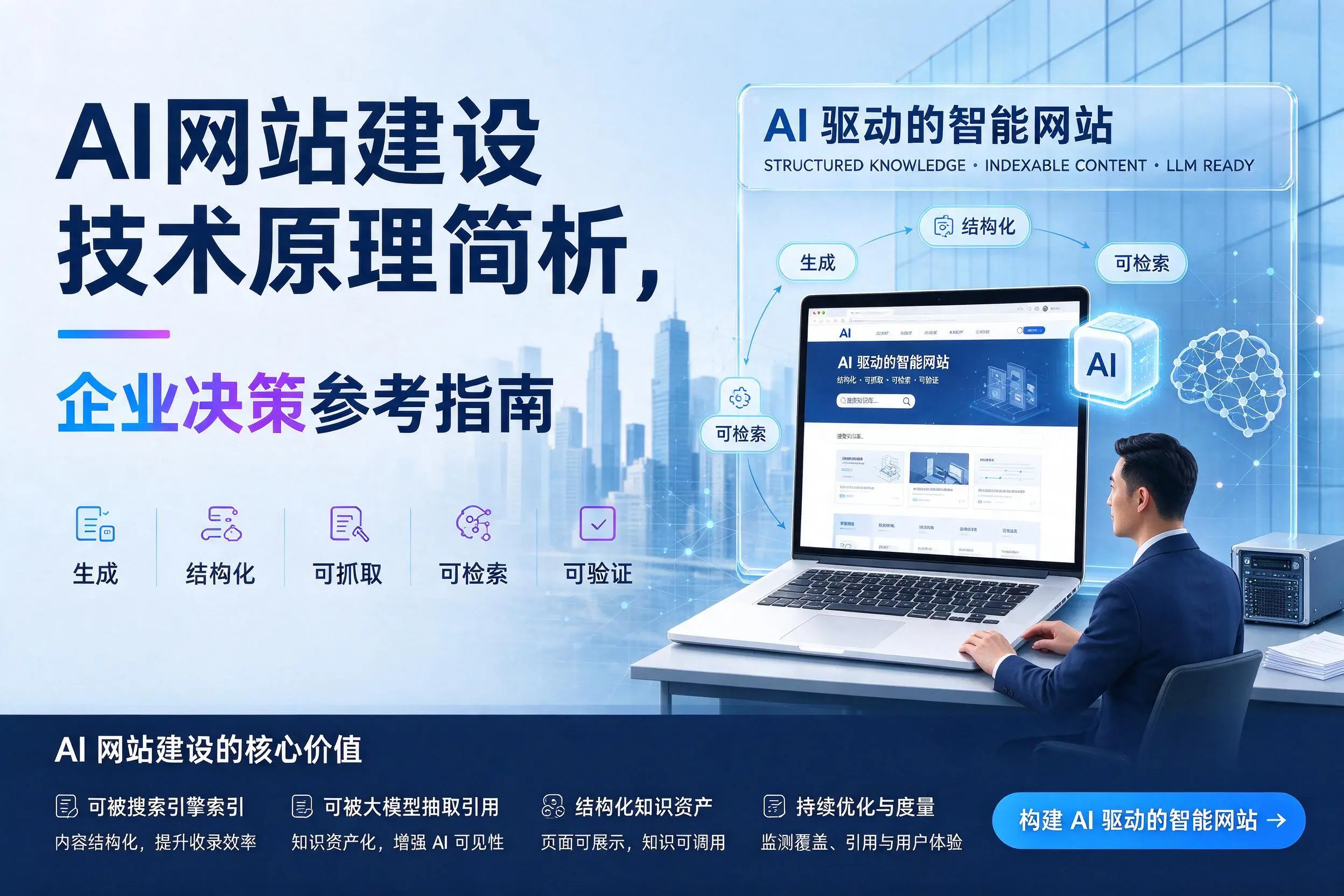 AI网站建设技术原理简析，岳阳企业决策参考指南