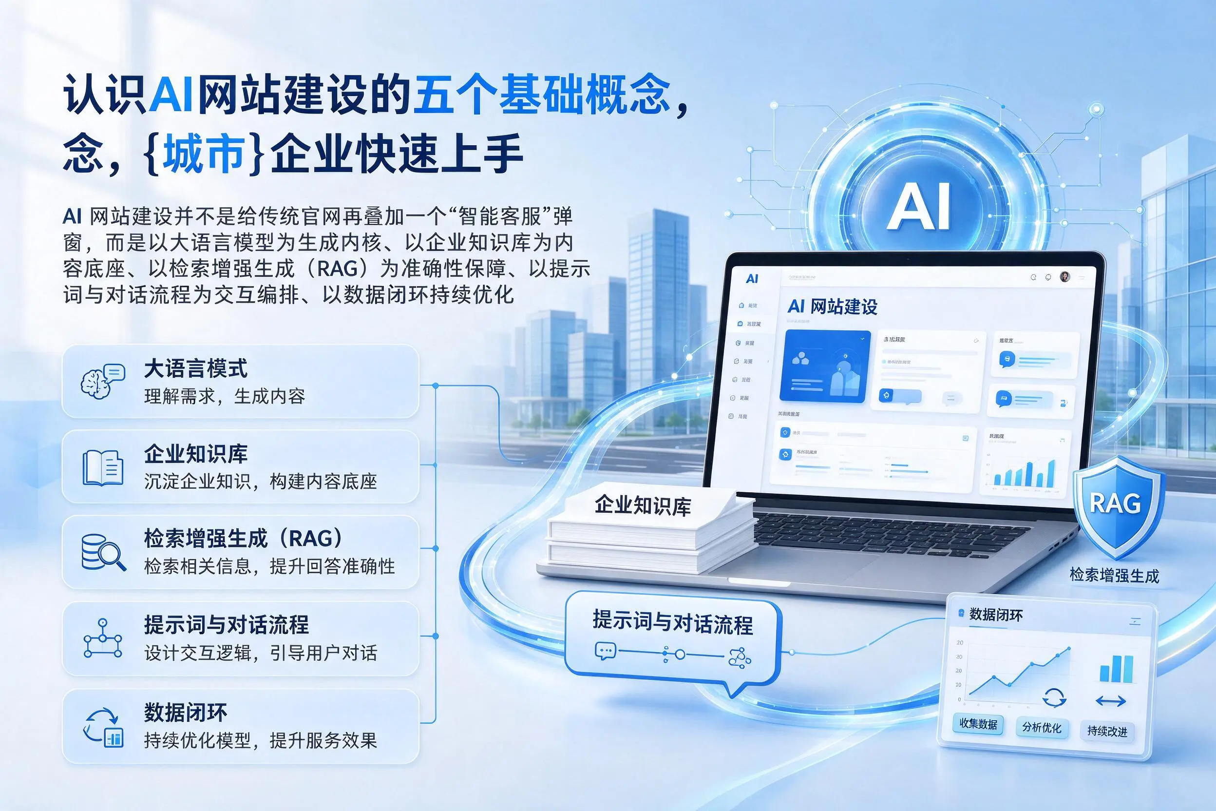 认识AI网站建设的五个基础概念，岳阳企业快速上手
