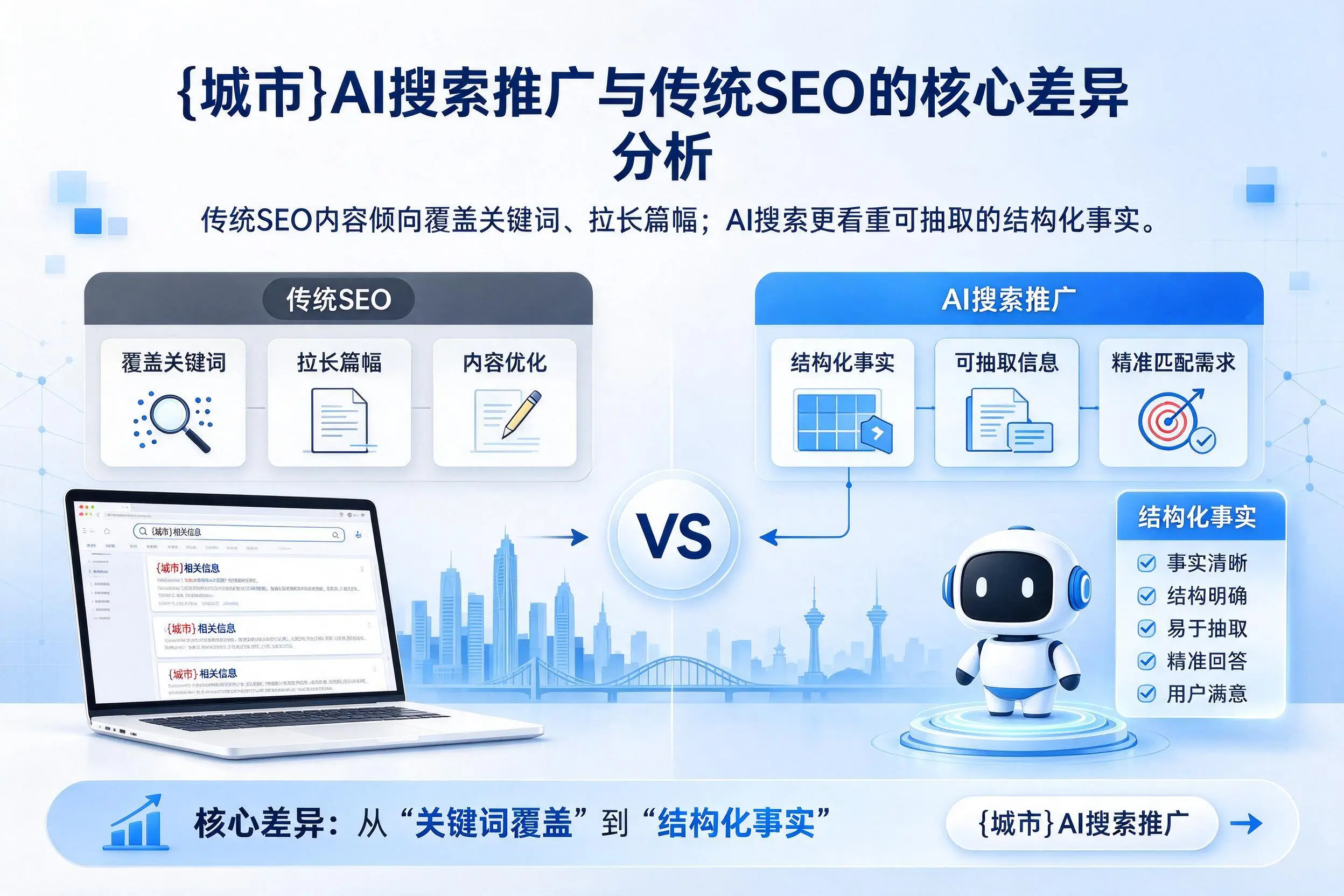 岳阳AI搜索推广与传统SEO的核心差异分析